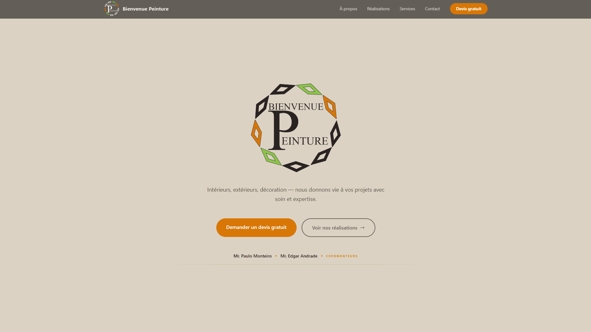 Bienvenue Peinture cover